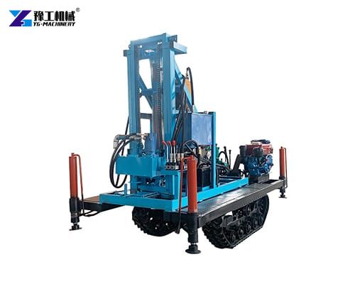 small crawler well drilling rig