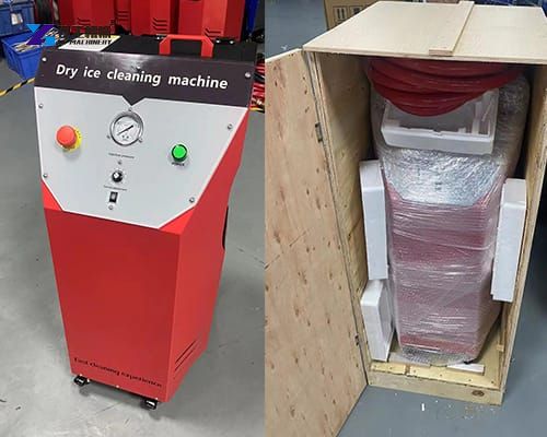 portable dry ice blasting machine for shipment