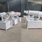 Fog Cannon Machine Sold to Poland fog cannon machine display in the factory
