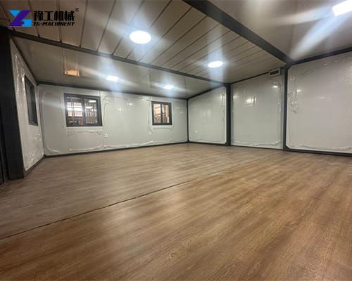 an empty house for 20ft prefab house
