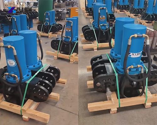 hydraulic pile breaker before shipment