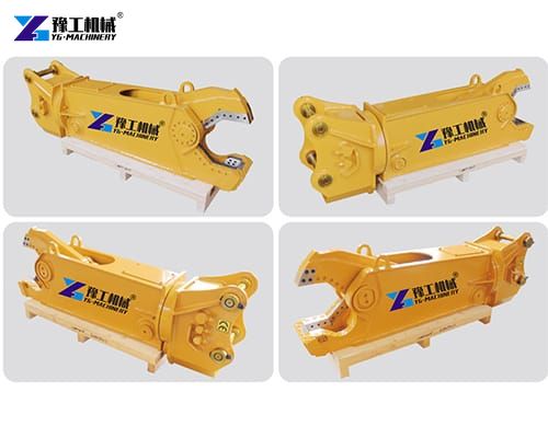 excavator shear attachment