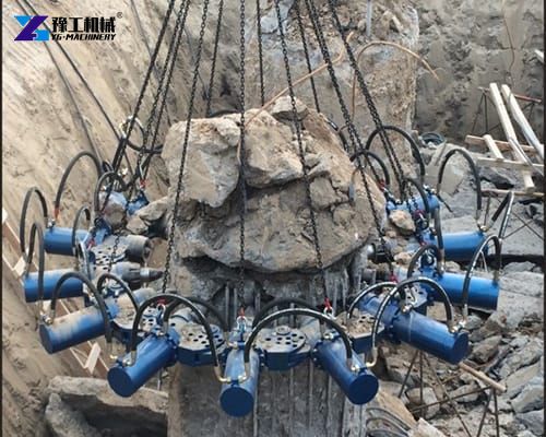 concrete pile breaker application
