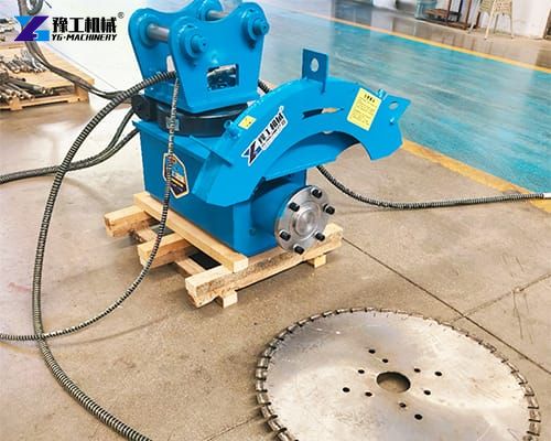 excavator concrete saw attachment for sale