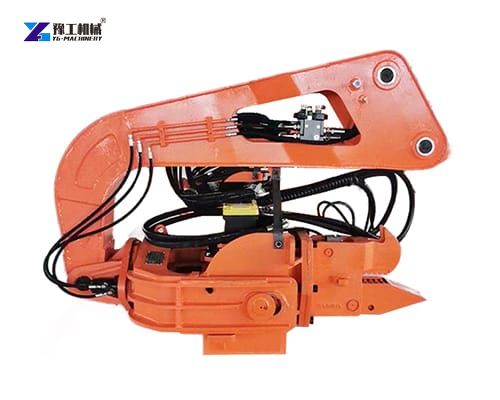 excavator pile driver