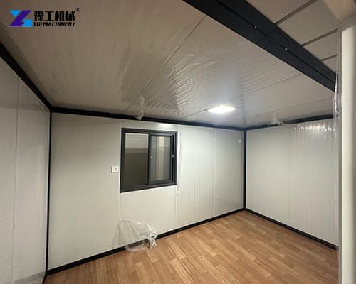 the second bedroom of the 3 bedroom 40ft prefab house