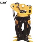 excavator log grapple