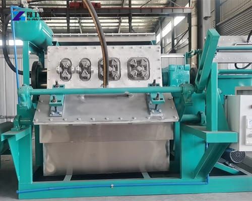 coffee cup tray making machine display