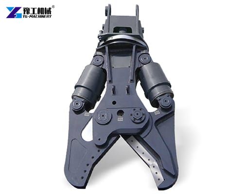 hydraulic shear attachment for excavator