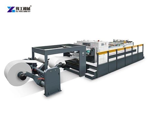 paper roll to sheet cutting machine