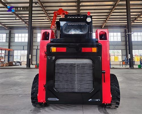 small wheeled skid steer loader