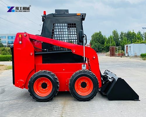 wheeled small skid steer loader