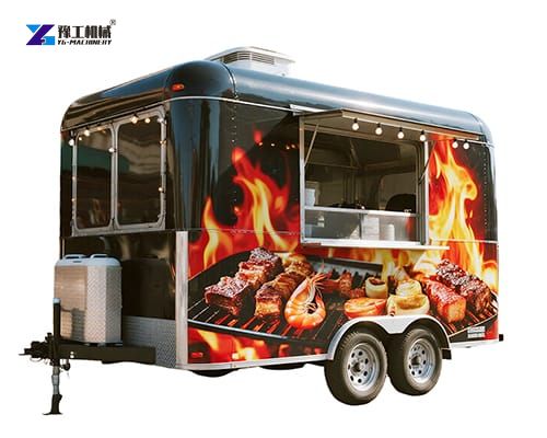 BBQ food trailer