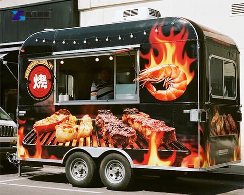 YG BBQ food trailer for sale