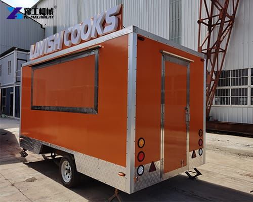 YG mobile kitchen trailer for sale display