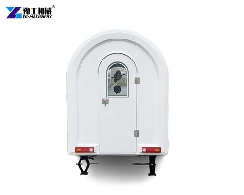 YG round food trailer display