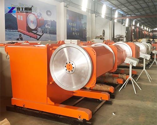 diamond wire cutting saws in factory