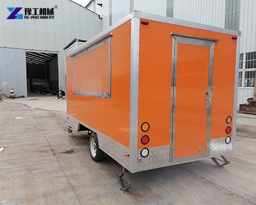 food vending trailer display