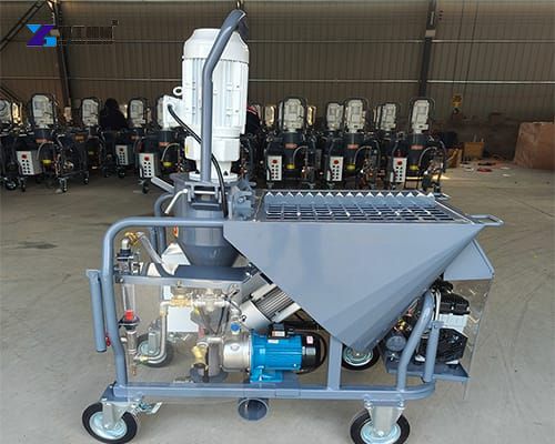 gypsum plaster spray machine