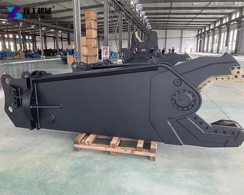 single cylinder hydraulic demolition shear