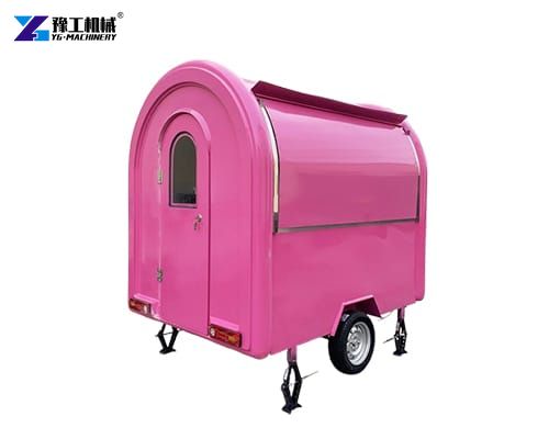 small ice cream food trailer