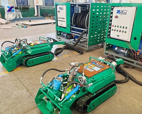 underwater dredging robot for sludge removal
